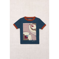 Misha and Puff Marine Blue Kaito Ringer Tee