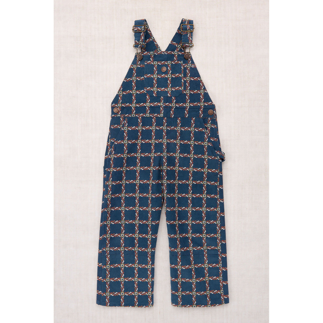 Misha and Puff Marine Blue Corduroy Carpenter Overall