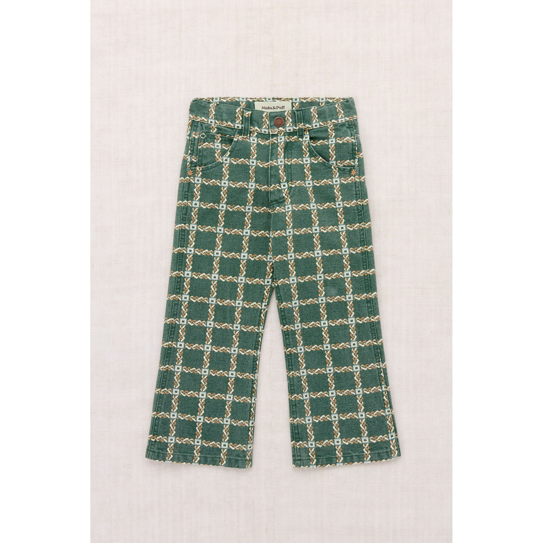 Misha and Puff Bough Portico Canvas Slim Flared Pant