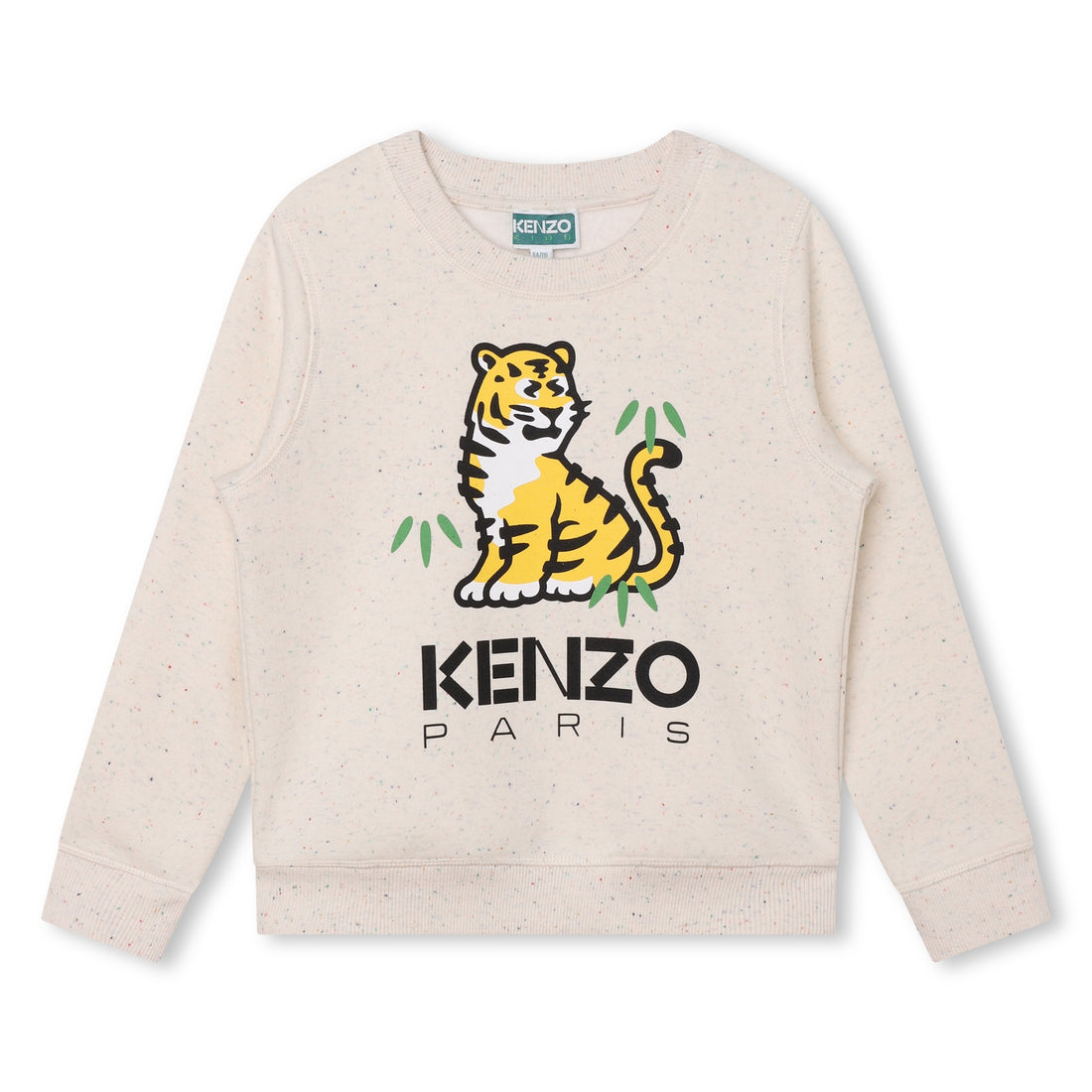 Kenzo Beige Tiger Speckled Sweatshirt