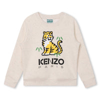 Kenzo Beige Tiger Speckled Sweatshirt