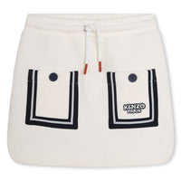 Kenzo Ivory Big Pockets Skirt