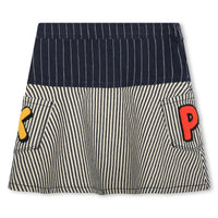 Kenzo Navy Pinstripe Skirt
