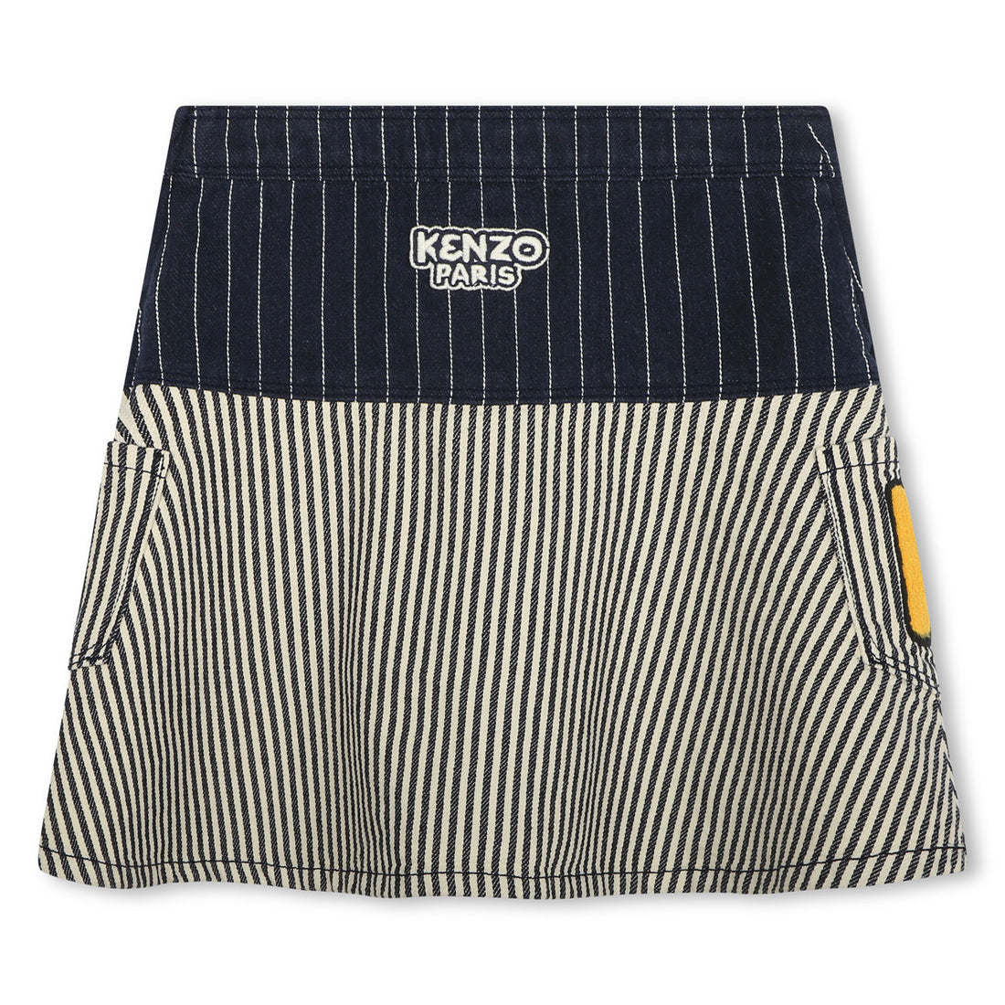 Kenzo Navy Pinstripe Skirt