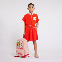 Kenzo Bright Red Half Zip Dress