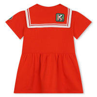 Kenzo Bright Red Sailor Dress