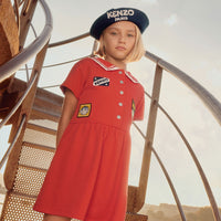 Kenzo Bright Red Sailor Dress