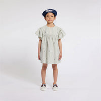 Kenzo Ivory Flutter Sleeve Dress