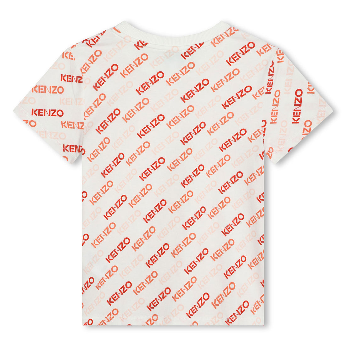 Kenzo Ivory Allover Logo Girl Tee