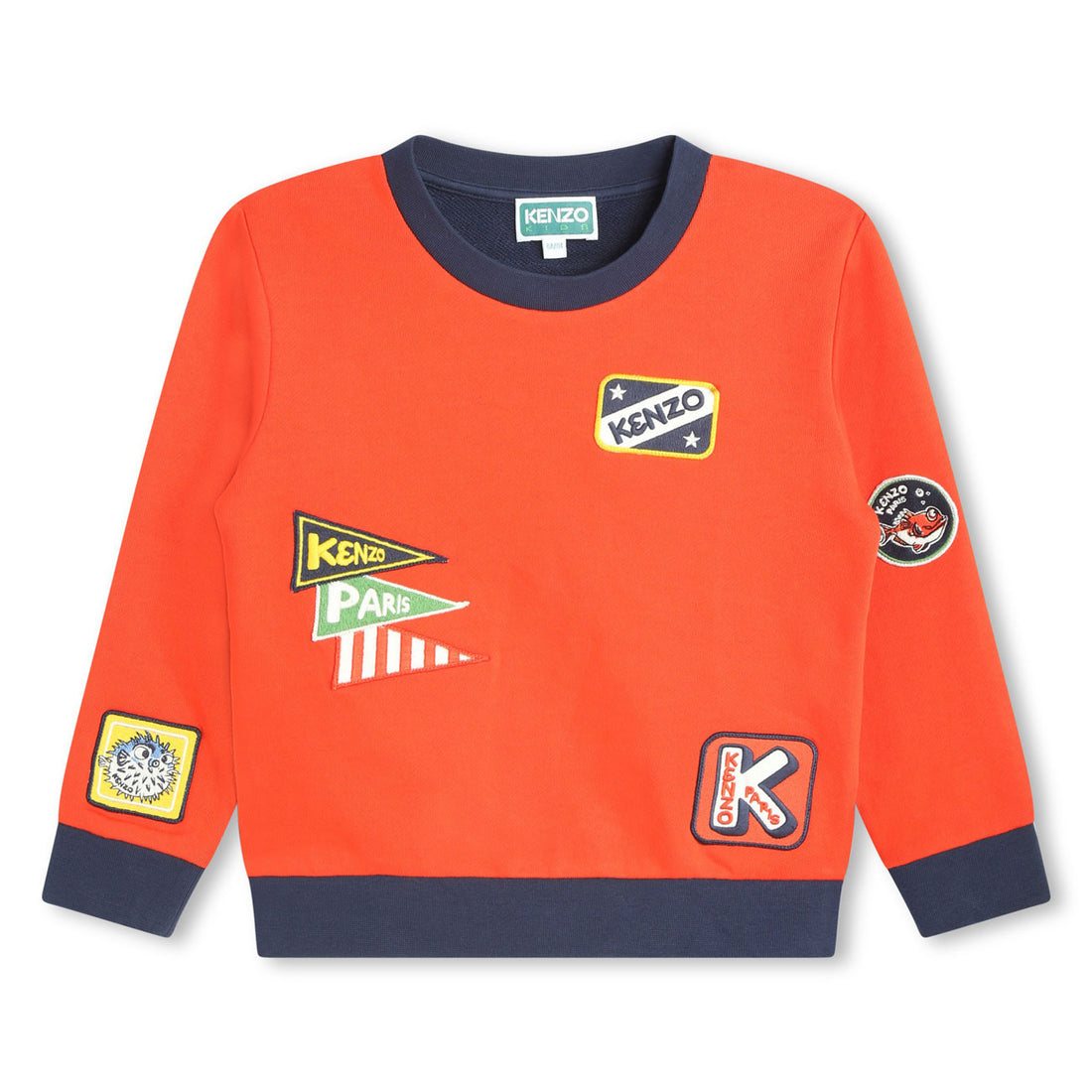 Kenzo Bright Red/Navy Back Sweatshirt