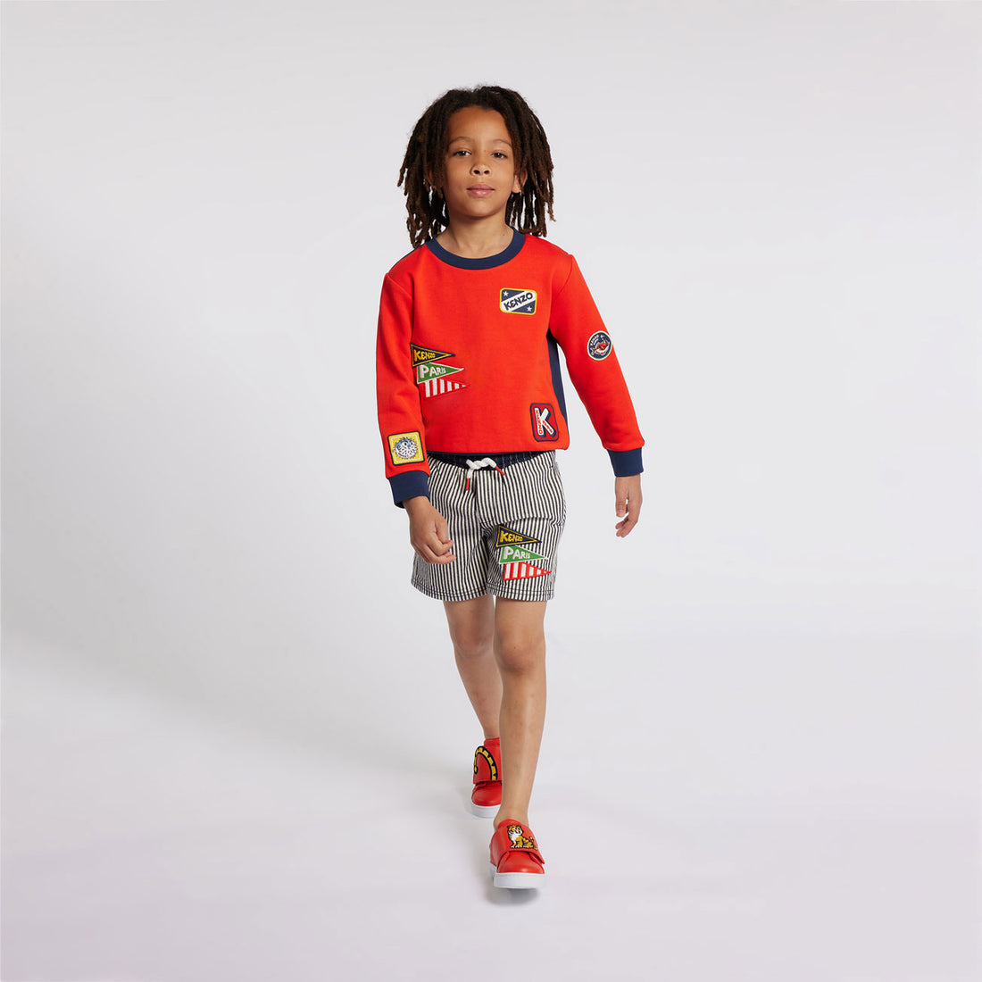 Kenzo Bright Red/Navy Back Sweatshirt