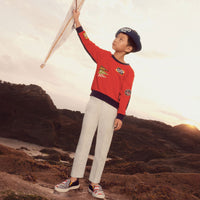 Kenzo Bright Red/Navy Back Sweatshirt