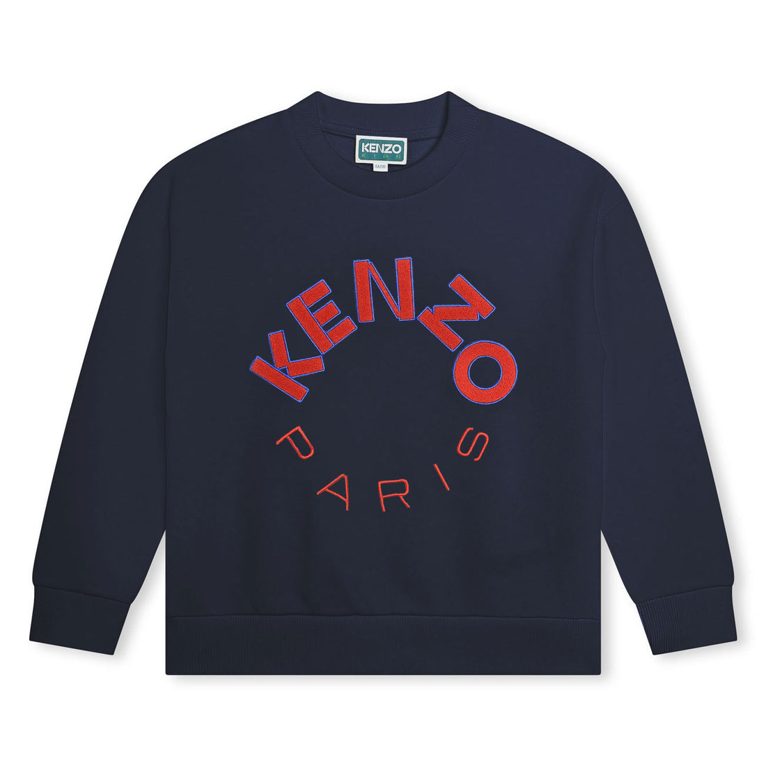 Kenzo Navy Logo Circle Sweatshirt