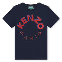 Kenzo Navy Logo Circle T-Shirt