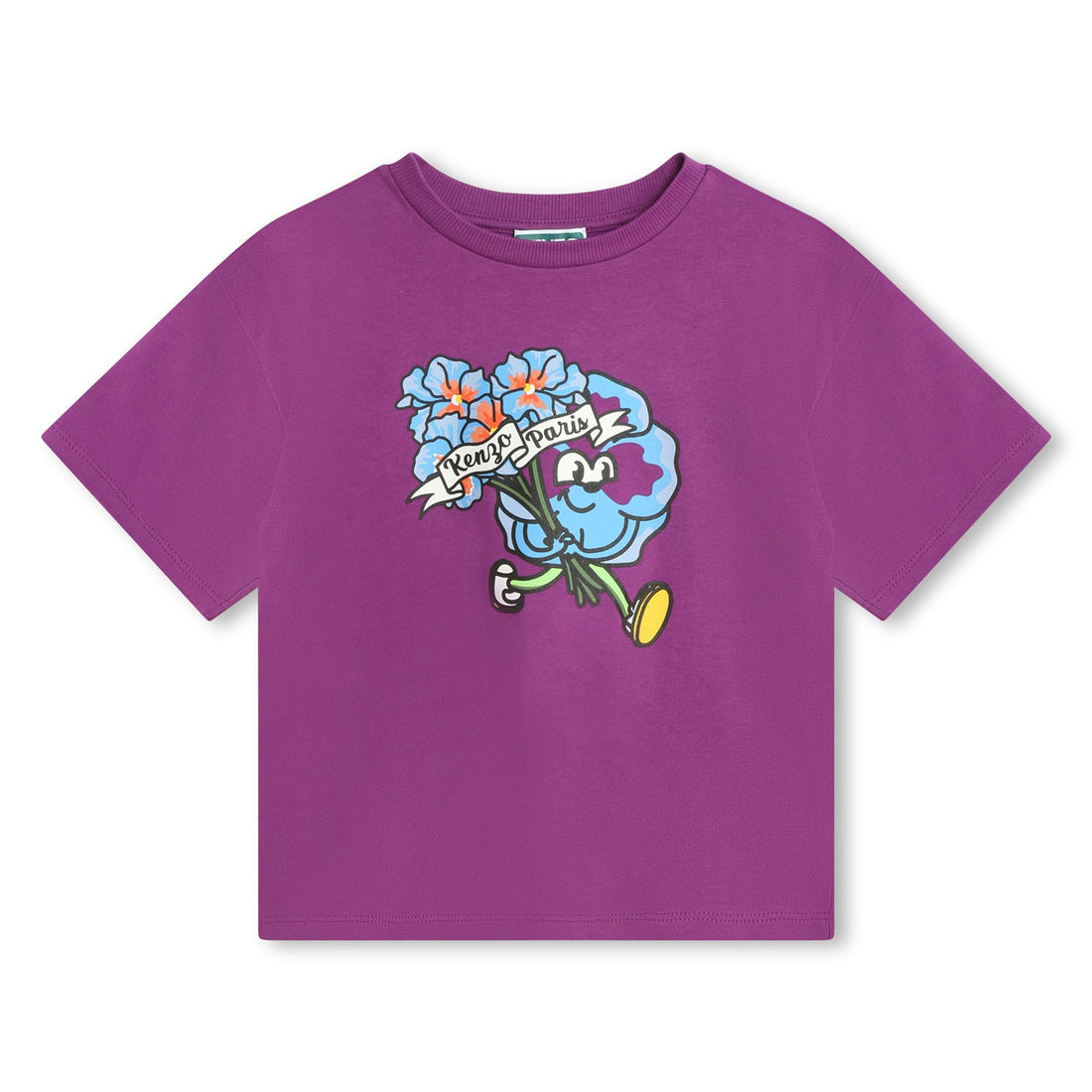 Kenzo Violet Flower T-Shirt