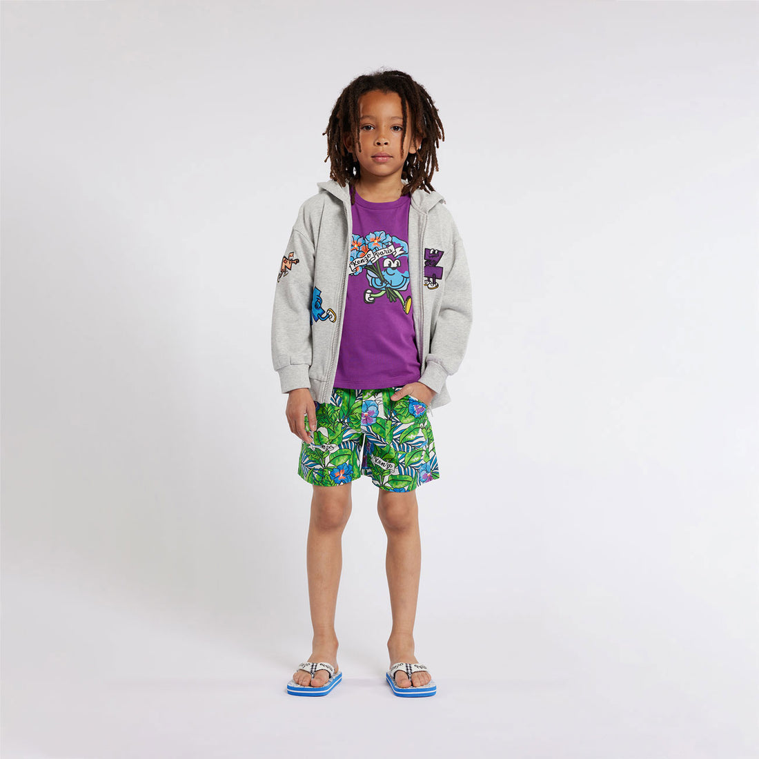 Kenzo Violet Flower T-Shirt