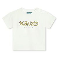 Kenzo Ivory Logo Short Sleeves T-Shirt