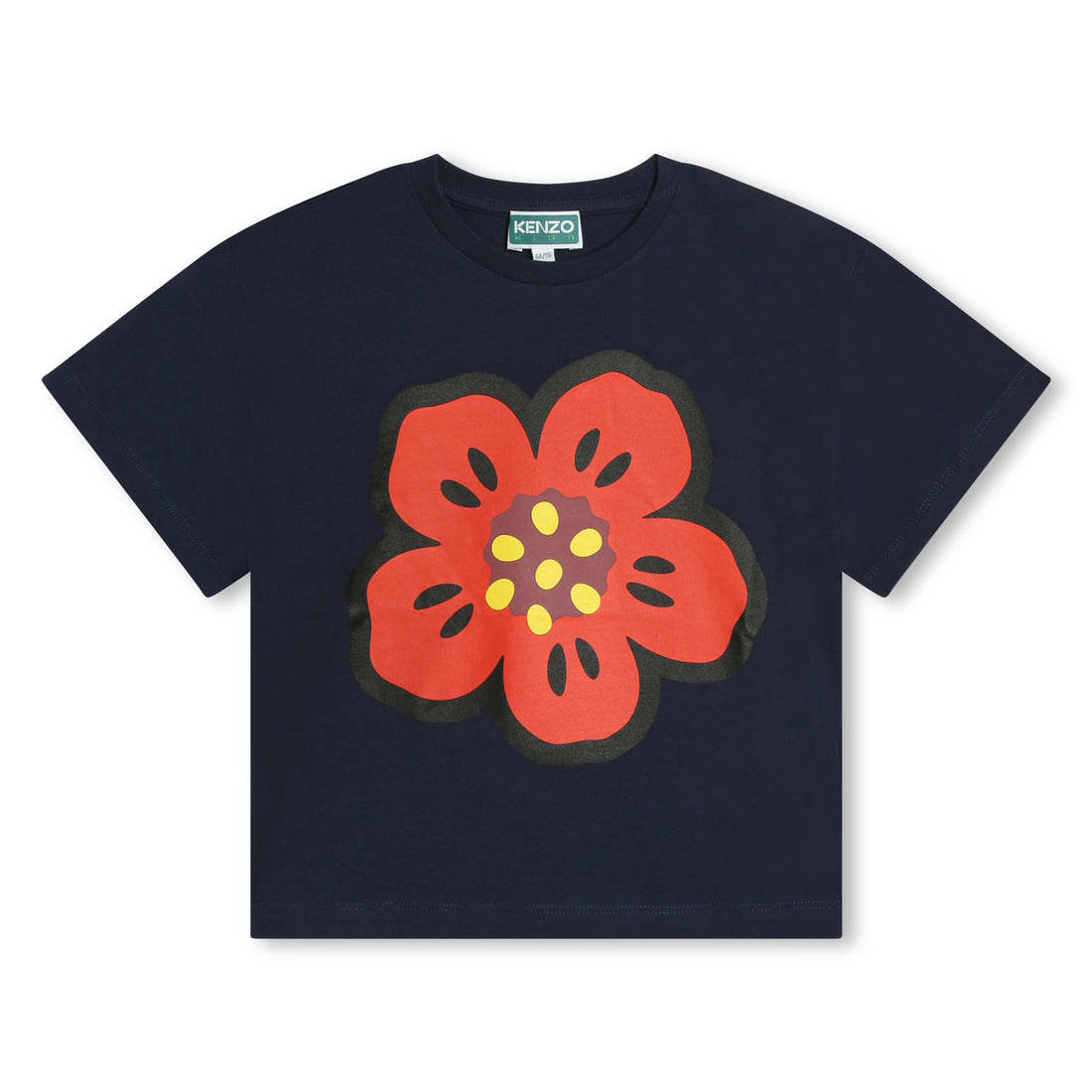 Kenzo Navy Flower Back T-Shirt