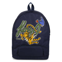 Kenzo Navy Canvas Backpack