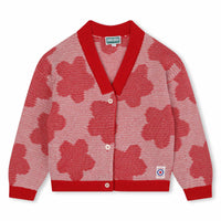Kenzo Dark Red Knitted Cardigan