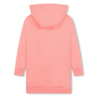 Kenzo Fuschia Elephant Graphic Hoodie Dress