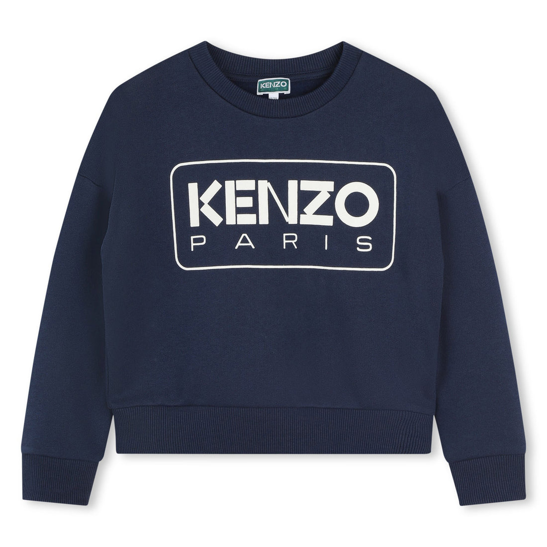 Kenzo Navy Logo Print Sweatshirt