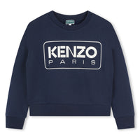 Kenzo Navy Logo Print Sweatshirt