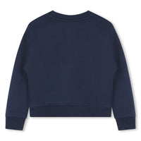 Kenzo Navy Logo Print Sweatshirt
