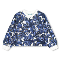 Kenzo Dark Blue Floral Sweatshirt