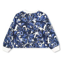 Kenzo Dark Blue Floral Sweatshirt