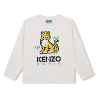 Kenzo Ivory Carbonized Jersey Tee
