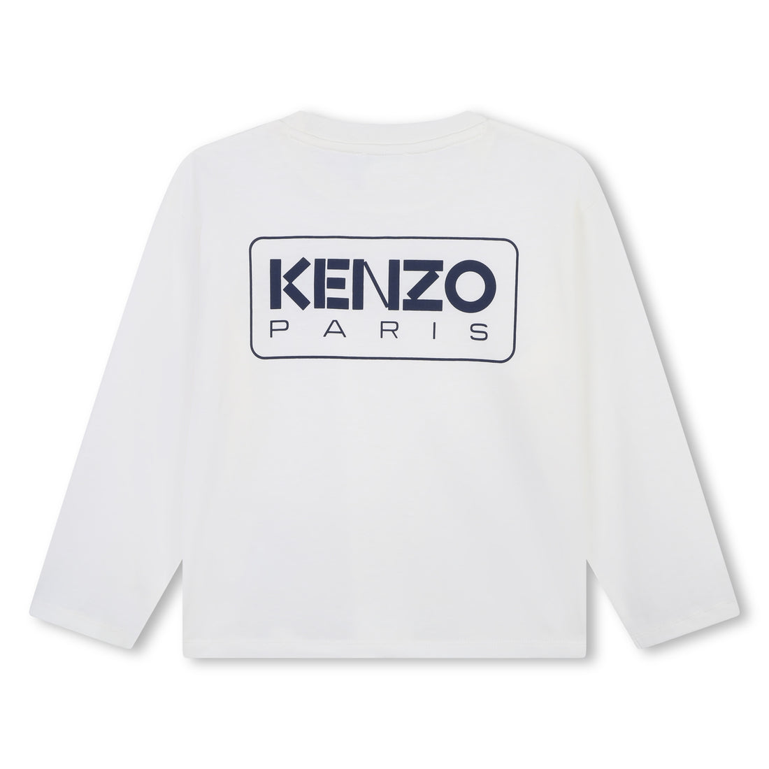 Kenzo Ivory Logo Long Sleeve Tee