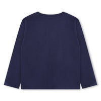 Kenzo Navy Patch Long Sleeve Tee