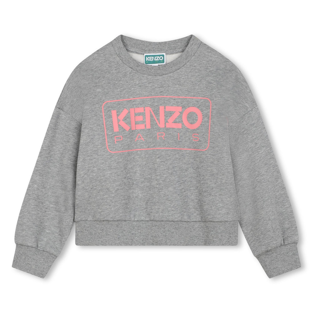 Kenzo Grey Marle Logo Sweatshirt