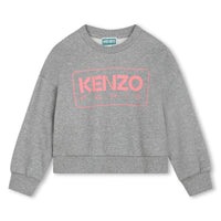 Kenzo Grey Marle Logo Sweatshirt