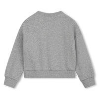 Kenzo Grey Marle Logo Sweatshirt