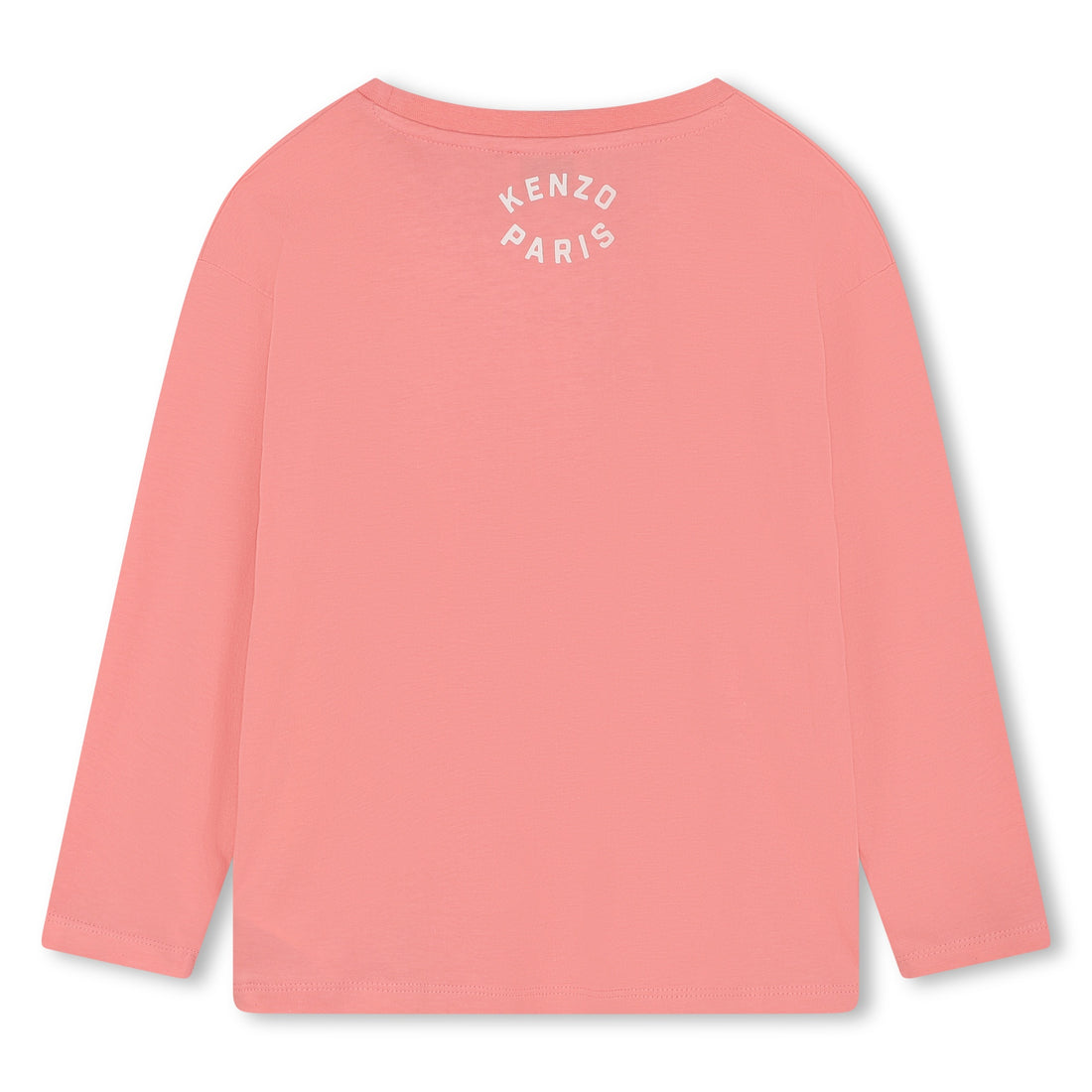 Kenzo Fushia Flower Detail Long Sleeve Tee