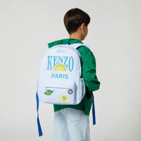 Kenzo Pale Blue Sun Logo Backpack