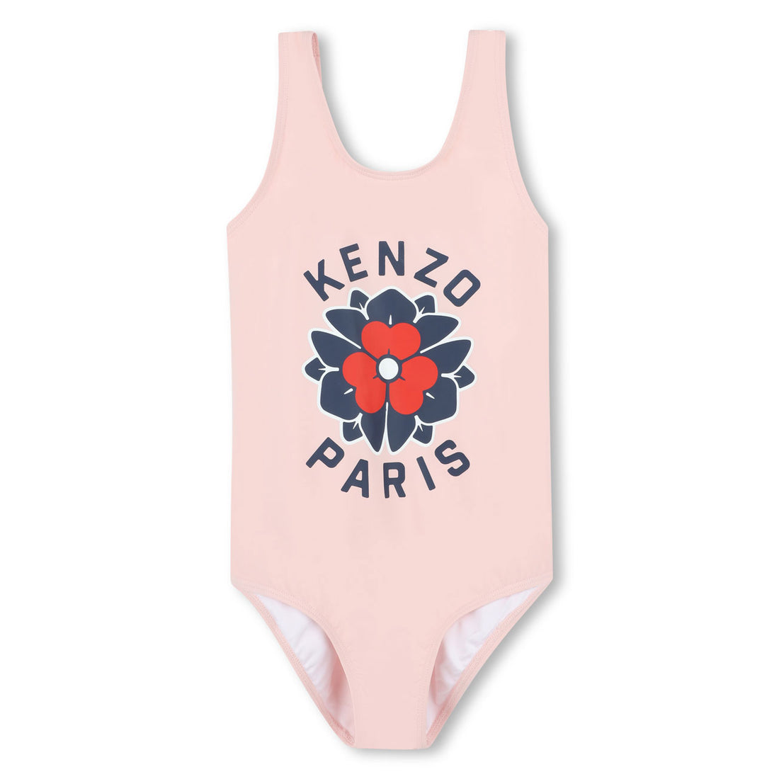 Kenzo English Rose Poppy Logo Swimsuit