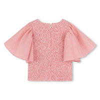 Kenzo Bright Red Fancy Blouse