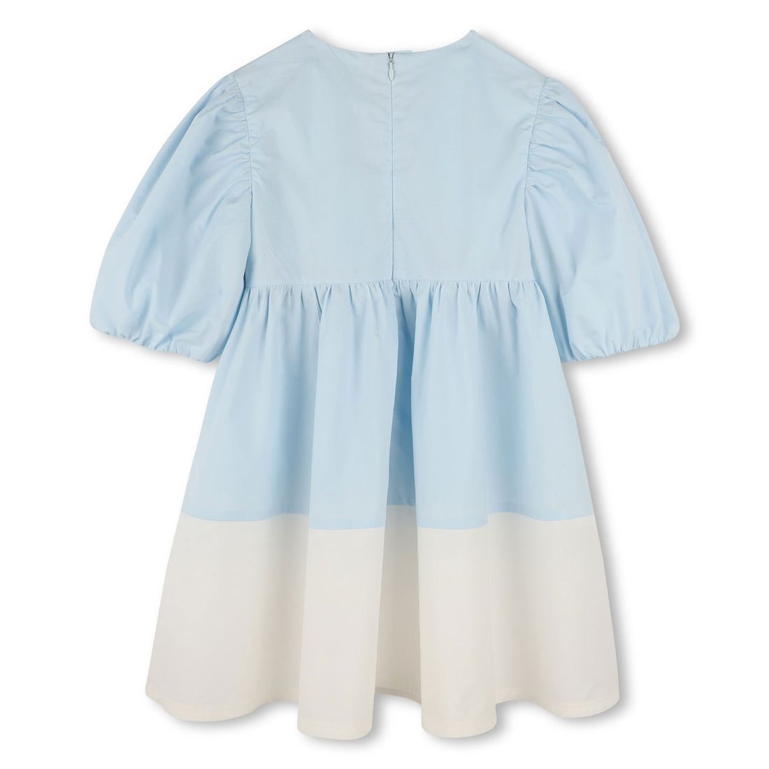 Kenzo Pale Blue Bi Color Dress