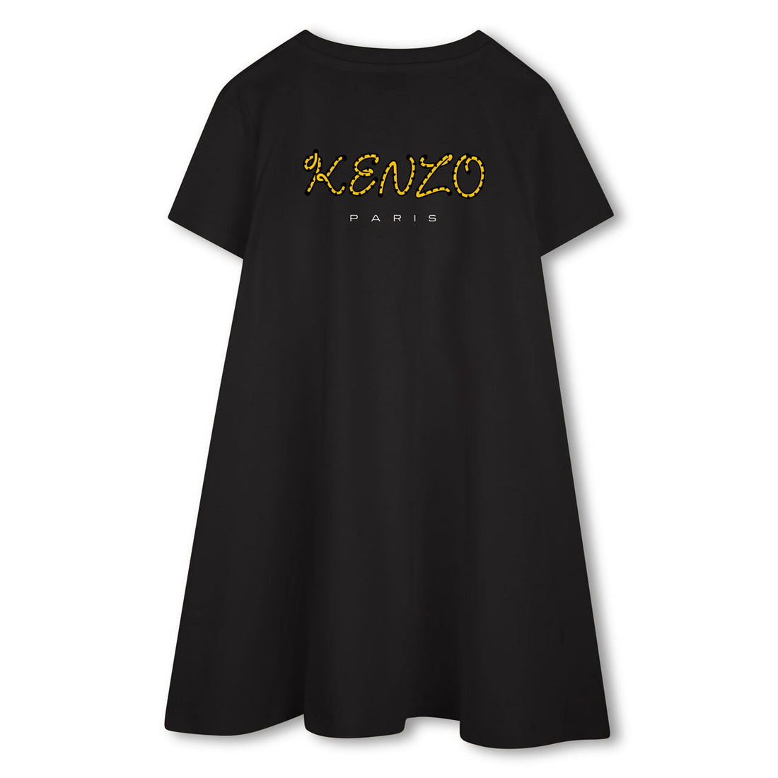 Kenzo Slate Blue Tiger Logo Dress