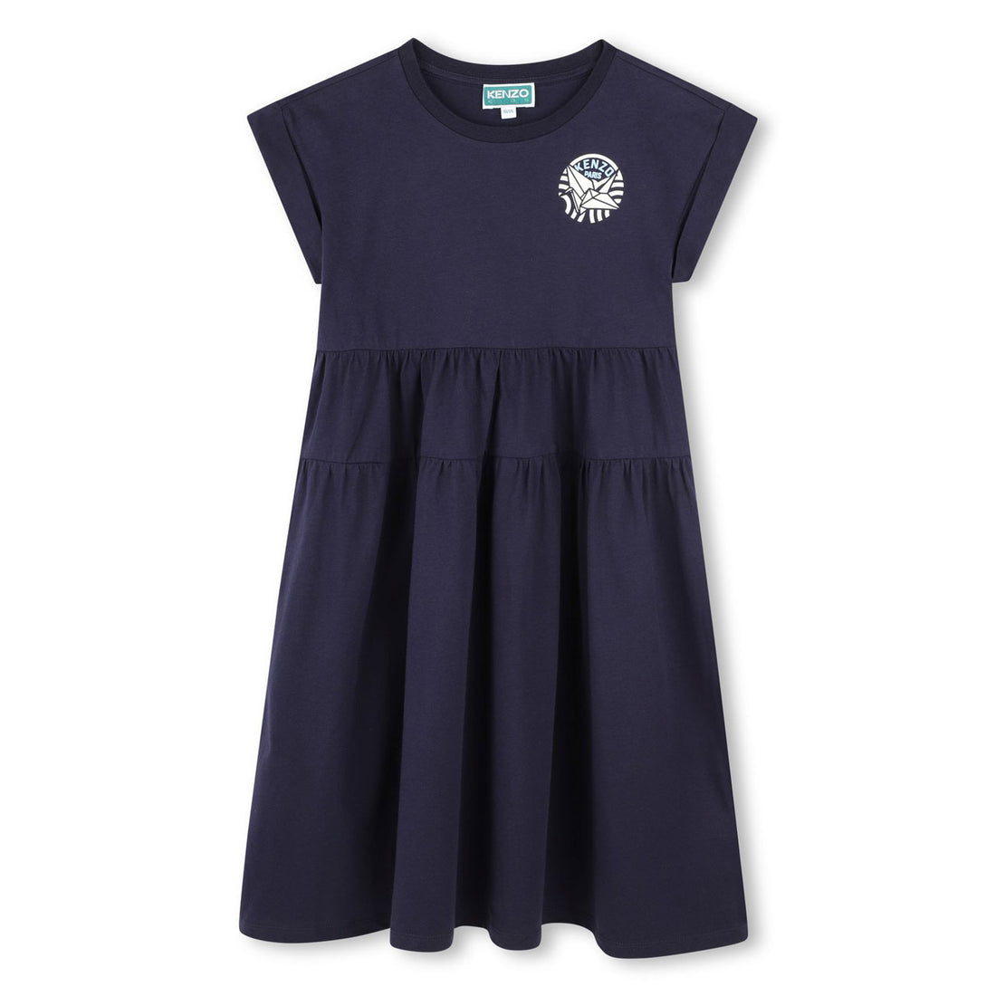 Kenzo Navy Short Sleeve Dress