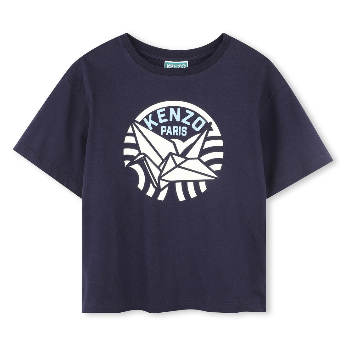 Kenzo Navy Graphic Logo Tee