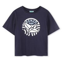 Kenzo Navy Graphic Logo Tee