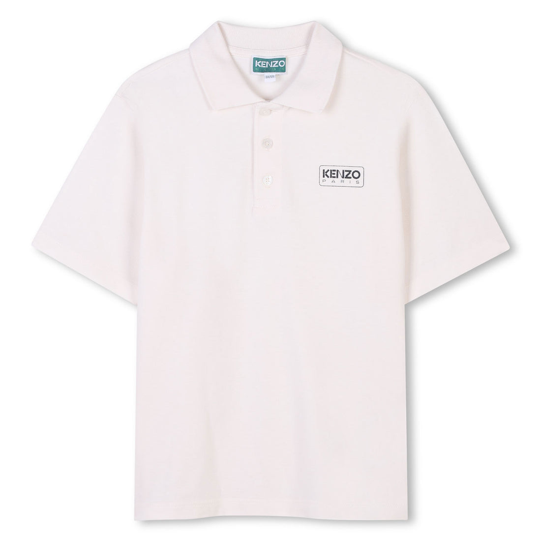 Kenzo Off White Logo Chest Polo