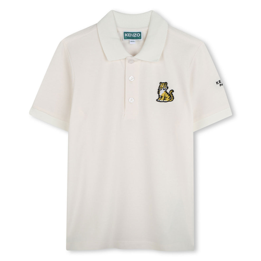 Kenzo Off White Kotara Tiger Patch Polo