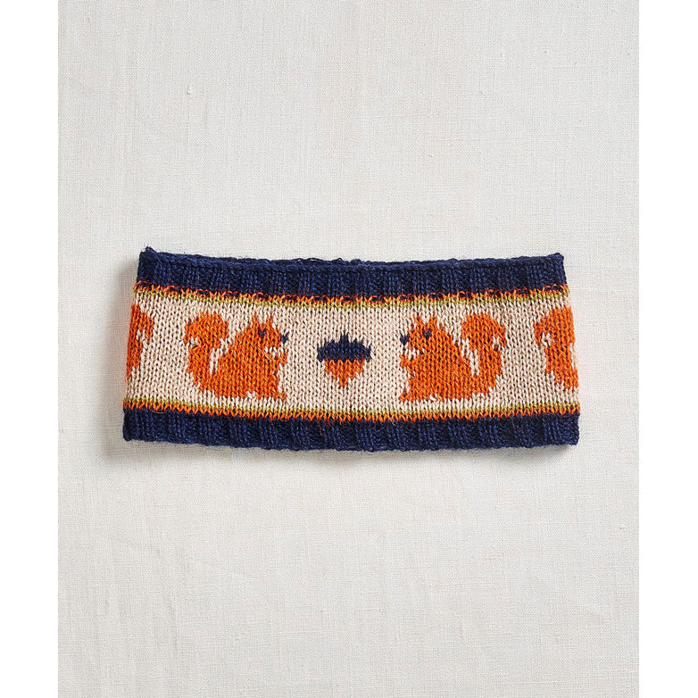 Oeuf Indigo Squirrel Fairisle Headband