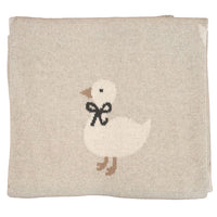 Alimrose Duck Baby Blanket Natural