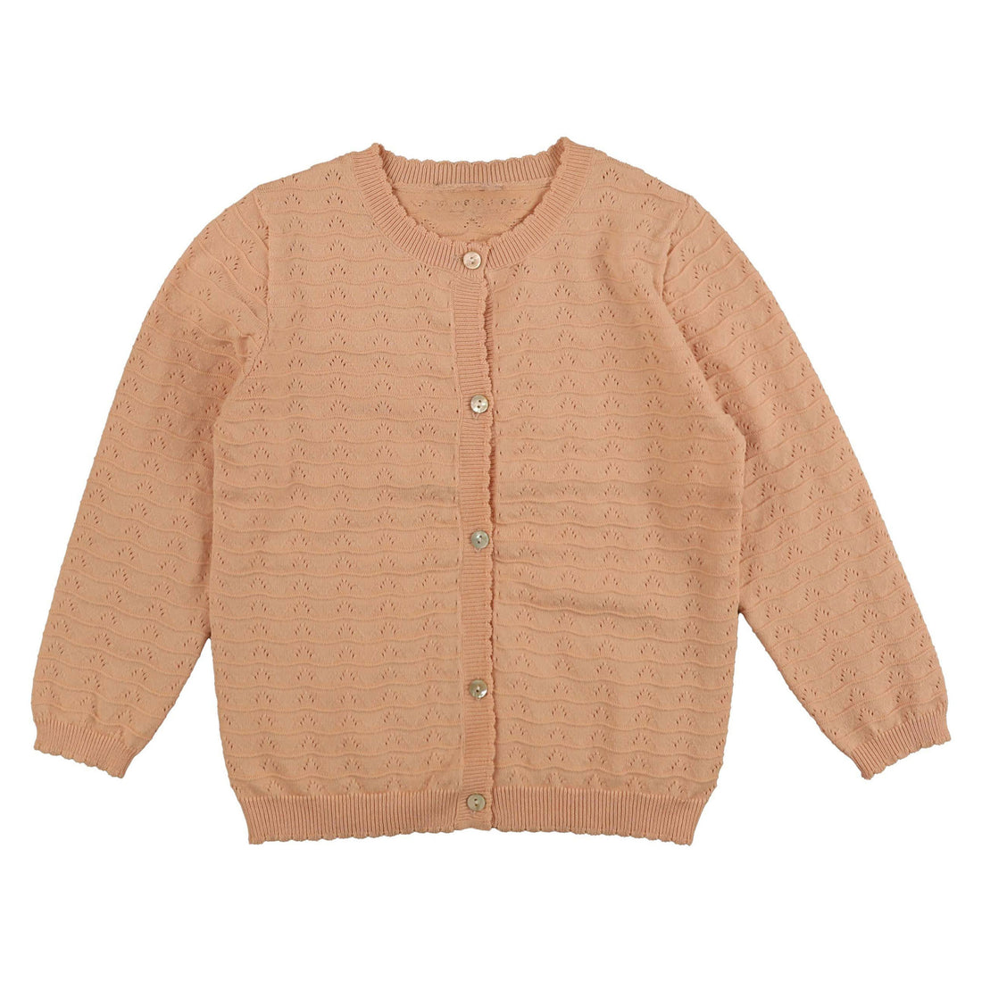 Noma Pink Pointelle Cardigan